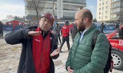 Cem öğretmen, Konya'da çöken binanın enkazındaki arama kurtarma çalışmalarına da koştu