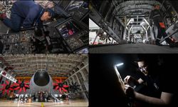 Dev nakliye uçaklarının bakımlarının yapıldığı Airbus tesislerinin dışındaki tek merkez kapılarını AA'ya açtı