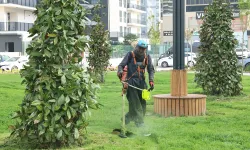 Bursa Nilüfer’in parklarında bahar temizliği