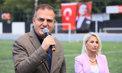 Muğla Valisi Akbıyık futbol turnuvası yarı final maçlarının başlama vuruşunu yaptı