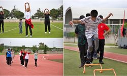 Özel gereksinimli depremzede çocuklar spor ve oyunlarla rehabilite ediliyor