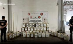 Ticaret Bakanlığı gümrük muhafaza ekiplerinden rekor miktarda uyuşturucu yakalaması