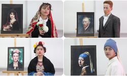 Ünlü ressamların eserlerini canlandırdılar