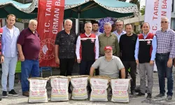 İzmir'de ayçiçeği üreticilerine yerli tohum desteği