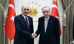 Cumhurbaşkanı Erdoğan, TBMM Başkanı Kurtulmuş'u kabul etti