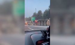 Esenler'de meydana gelen kaza sonucu trafik yoğunluğu oluştu