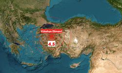 Kütahya'da 4,5 büyüklüğünde deprem