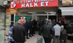 İzmit'te 'Halk Et'e bayram molası