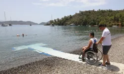 Muğla’da engelsiz plajlarla hayat kolaylaşıyor
