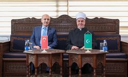 TBMM Başkanı Kurtulmuş, Bosna Hersek İslam Birliği Başkanı Kavazoviç ile görüştü