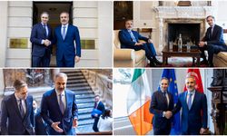 Dışişleri Bakanı Fidan, İrlandalı mevkidaşı Harris ile Dublin'de görüştü