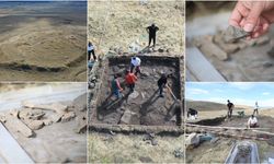 Arkeologlar Ardahan'daki kale kalıntısında 3 bin 500 yıllık tarihi araştırıyor