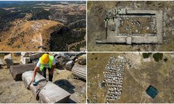 Blaundos Antik Kenti'ndeki ikinci tapınak da ayağa kaldırılıyor