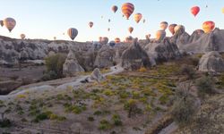 Sonbahar manzaraları Kapadokya'ya renk kattı