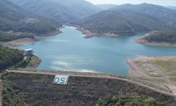 Yalova'nın su ihtiyacının karşılandığı Gökçe Barajı'nda su seviyesi düştü