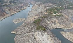 Hatay'ın içme suyu kaynaklarından Karaçay Barajı'nda doluluk oranı yüzde 6,1'e düştü