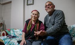 Kastamonu'da 114 yaşındaki Fatime nine oğluyla hayata tutunuyor
