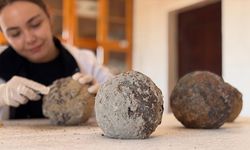 Konya'da Selçuklu kalesinin topuzları gün yüzüne çıkarıldı