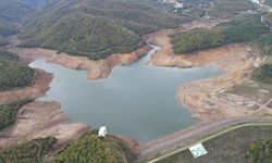 Yalova'nın su ihtiyacını karşılayan Gökçe Barajı'nda su seviyesi yüzde 10'a geriledi