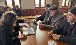 Ardahan'da yaşlı ve hasta çiftçiler için mobil tarım sayımı kolaylığı