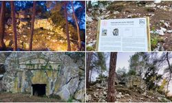 Marmaris'te 2 bin 500 yıllık kaya mezarı koruma altına alındı