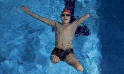 Para yüzücü 11 yaşındaki Muhammed Ali'nin milli takım hayali
