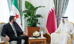 Suriye Cumhurbaşkanı Şara, Doha'da Katar Emiri Al Sani ile görüştü