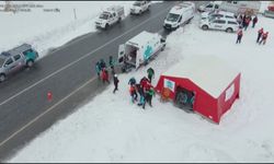 Malatya'da Çığ Riskine Karşı Tatbikat Yapıldı