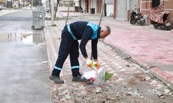 Battalgazi'de Bayram Sonrası Cadde ve Sokaklarda Yoğun Temizlik Çalışmaları