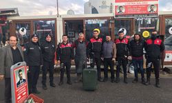 Esnaftan Polise Sürpriz Kutlama: Şüpheli Çanta İhbarı Pastalı Çıktı