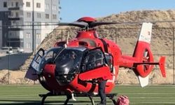 Kalp Krizi Geçiren Hasta Helikopter Ambulansla Malatya'ya Sevk Edildi