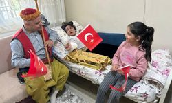 Keloğlan, 23 Nisan Sevincini Özel Çocukların Evine Taşıdı