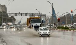 Malatya'da Kısa Süreli Dolu Etkili Oldu