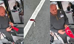 Seferi Bıraktı, Bayrağa Koştu: MOTAŞ Şoföründen Duygulandıran Hareket