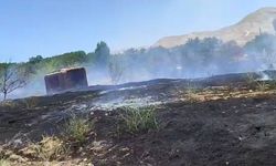 Darende'de Çıkan Yangın Hasara Yol Açtı