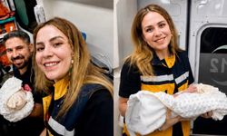 Kubbe Dağı'nda Ambulans İçinde Doğum Sevinci