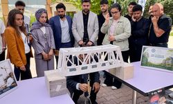 Maket Köprü Yarışmasında Öğrenciler Yeteneklerini Sergiledi