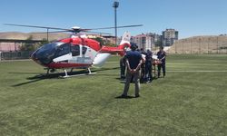 Darende'de Parmağı Kopan Kadın İçin Hava Ambulansı Havalandı