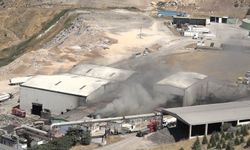 Malatya Katı Atık Bertaraf Tesisi'nde Korkutan Yangın