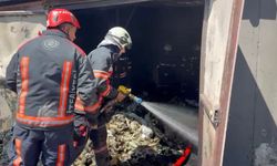 Malatya'da Fabrika Ve Odunlukta Yangın
