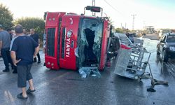 Yangına Giden İtfaiye Aracı Devrildi: 3 Yaralı