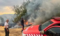 Malatya'da Beside Yangın