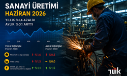 Sanayi üretimi Haziran'da yıllık yüzde 1,4 azaldı