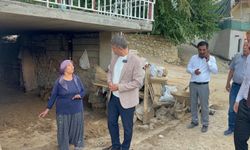Serdar Yıldız, Selden Etkilenen Kocaözü'nde İncelemelerde Bulundu