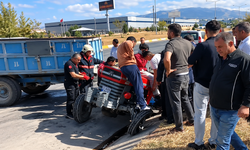 Beton Mikseri İle Traktör Çarpıştı: 2 Yaralı