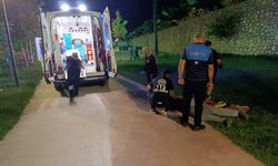 Elektrikli Scooter'dan Düştü, Hastaneye Kaldırıldı