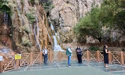 Günpınar Şelalesi'nde Sonbahar Hareketliliği