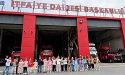 Minik Öğrenciler İtfaiyeciliği Yerinde Öğrendi