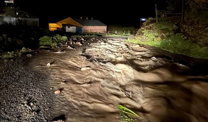 Ardahan'da sel 2 köyde hasara yol açtı