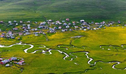 Ardahan'daki mendereslerde ilkbahar güzelliği
